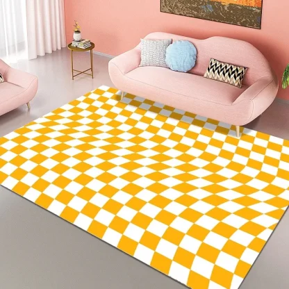 Check Pattern Outdoor Rugs - Image 5