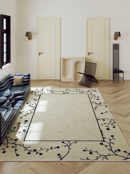 Modern Floral Outdoor Rug