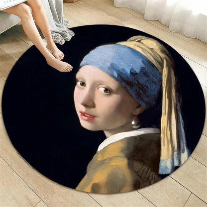 Artistic Round Outdoor Rugs - Image 6