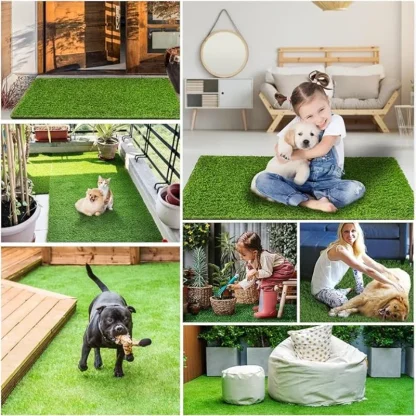 Artificial Grass Outdoor Rug - Image 2