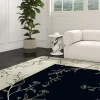 Modern Floral Outdoor Rug - Image 3