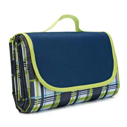 Plaid Portable Outdoor Rug - Image 6