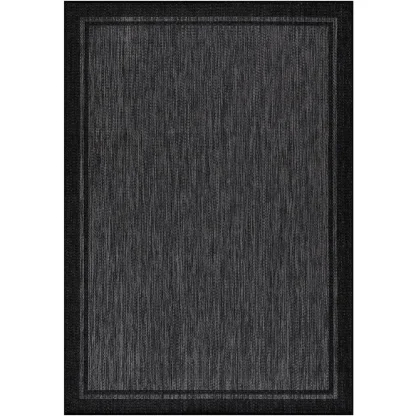Minimalist Black Outdoor Rug - Image 5