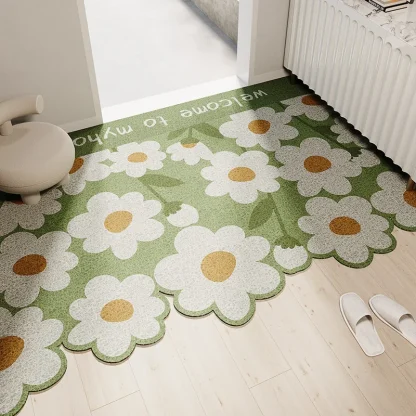 Anti-slip Flower Outdoor Rugs