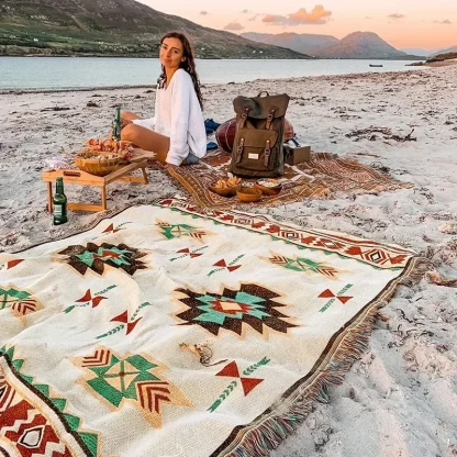 Bohemian Style Outdoor Rug - Image 2