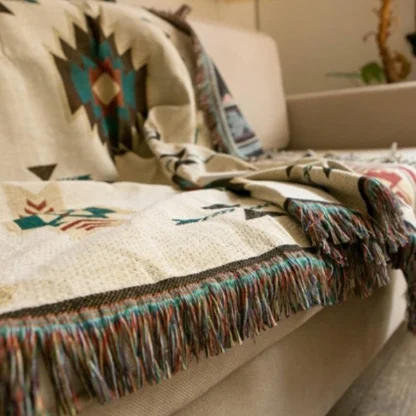 Boho Style Tassels Outdoor Rugs - Image 3