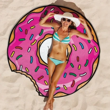 Pink Donut Outdoor Rugs