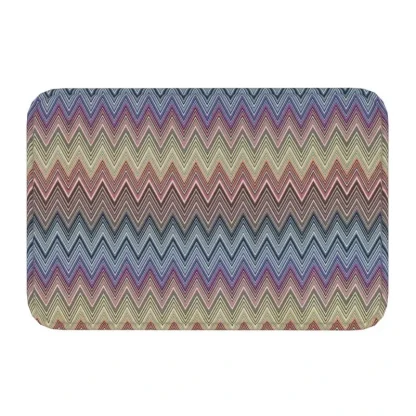 Colorful Zig Zag Outdoor Rugs - Image 3