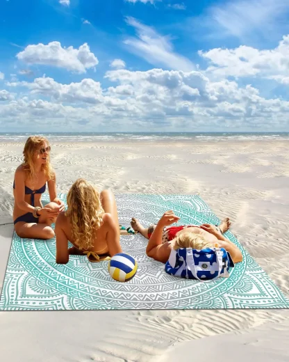 Soft Gradient Print Outdoor Rug