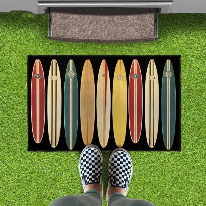 Surf Board Printed Outdoor Rugs - Image 2