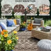 Reversible Printed Outdoor Rug - Image 2