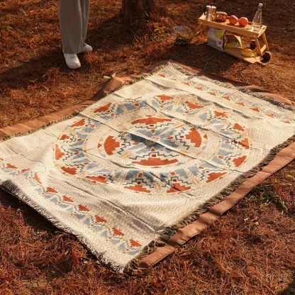 Bohemian Style Outdoor Rug - Image 5