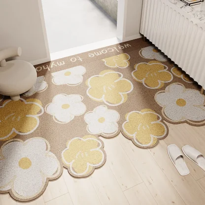 Anti-slip Flower Outdoor Rugs - Image 2