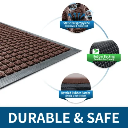 Anti-slip Rectangular Outdoor Rug - Image 5