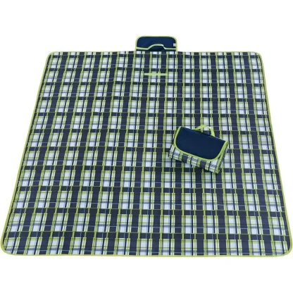 Plaid Portable Outdoor Rug - Image 5