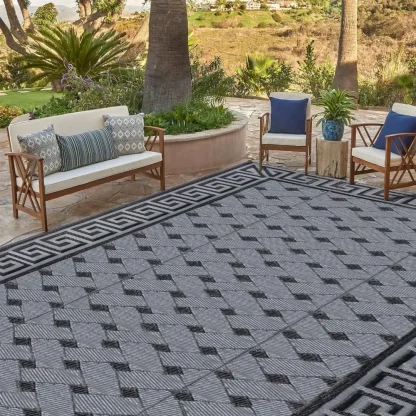 Modern Reversible Patio Rugs