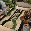 Abstract Print Outdoor Rug - Image 2