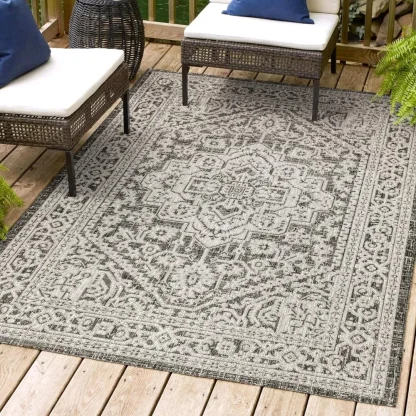 Retro Non-shedding Outdoor Rug - Image 2