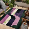 Abstract Print Outdoor Rug - Image 5