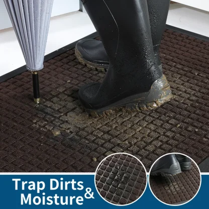 Anti-slip Rectangular Outdoor Rug - Image 4