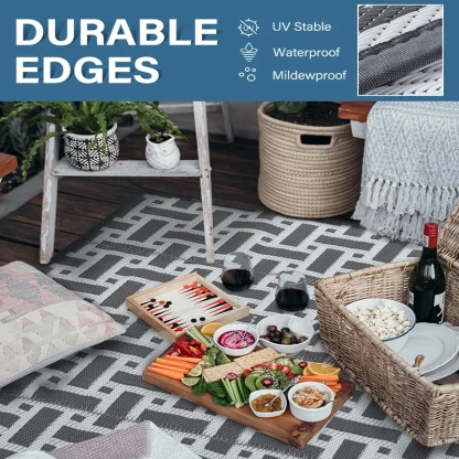 Waterproof Portable Outdoor Rug - Image 4