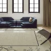 Modern Floral Outdoor Rug - Image 2