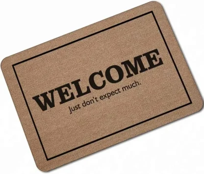 Welcome Lettering Outdoor Rugs
