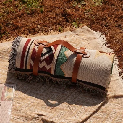 Bohemian Style Outdoor Rug - Image 3