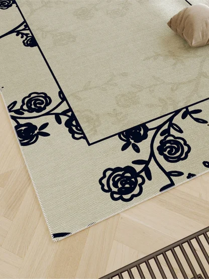 Modern Floral Outdoor Rug - Image 5