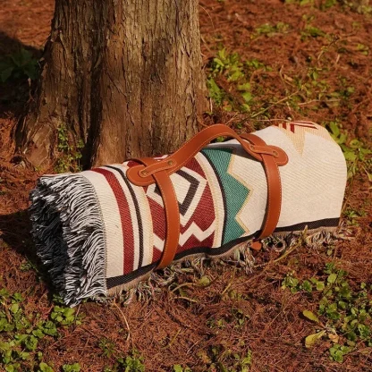 Bohemian Style Outdoor Rug - Image 4