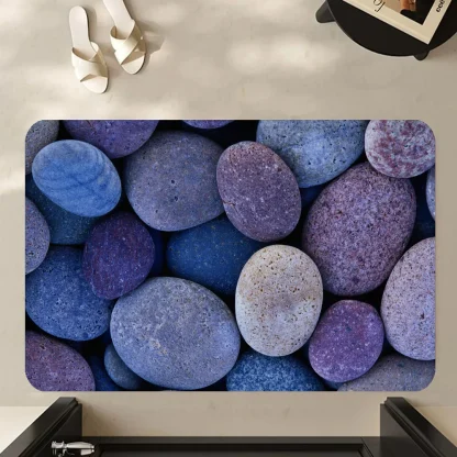 Stones Print Outdoor Rug - Image 5