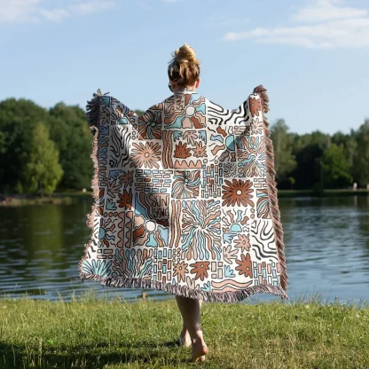 Boho Tassel Decor Outdoor Rugs - Image 5