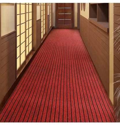 Non Slip Striped Outdoor Rugs - Image 2