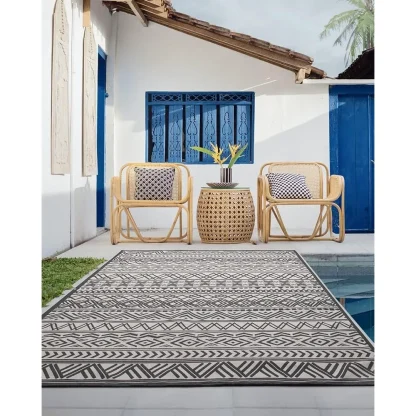 Flatweave Patio Outdoor Rug - Image 4