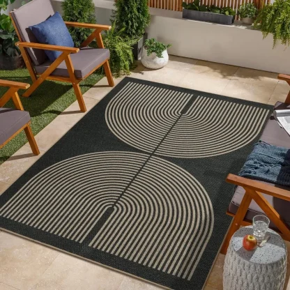 Modern Minimalist Outdoor Rug - Image 2