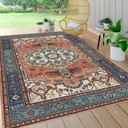Stylish Retro Anti-slip Outdoor Rug - Image 2