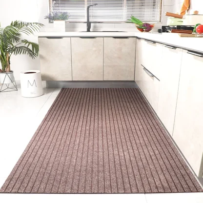 Non Slip Striped Outdoor Rugs - Image 3