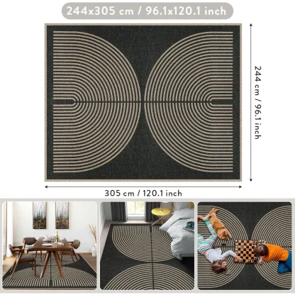 Modern Minimalist Outdoor Rug - Image 7