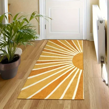 Abstract Sun Print Outdoor Rug - Image 4