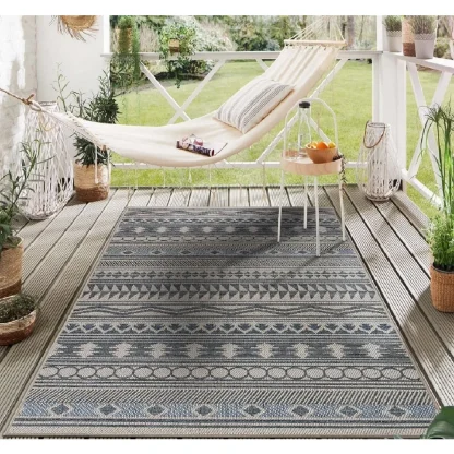 Non-shedding Durable Outdoor Rug - Image 2