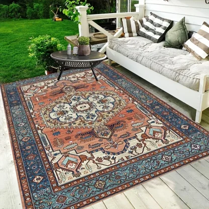 Stylish Retro Anti-slip Outdoor Rug - Image 4