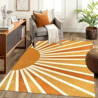 Abstract Sun Print Outdoor Rug