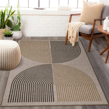 Modern Minimalist Outdoor Rug - Image 5