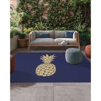 Pineapple Print Outdoor Rug - Image 2