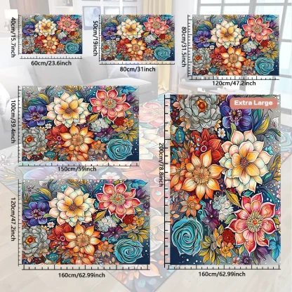 Vibrant Floral Outdoor Rug - Image 7