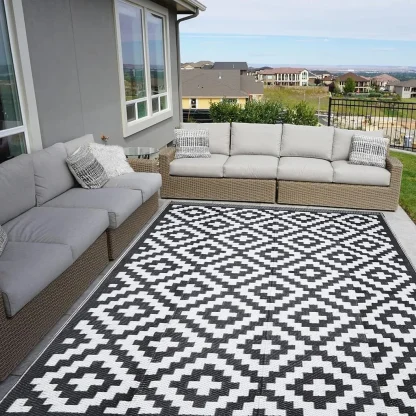 Patterned Washable Outdoor Rugs