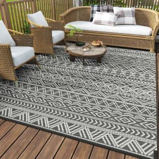 Durable Reversible Outdoor Rug