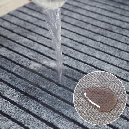 Non Slip Striped Outdoor Rugs - Image 6