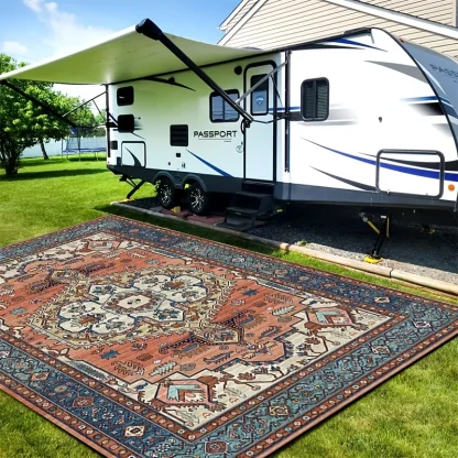 Stylish Retro Anti-slip Outdoor Rug - Image 3